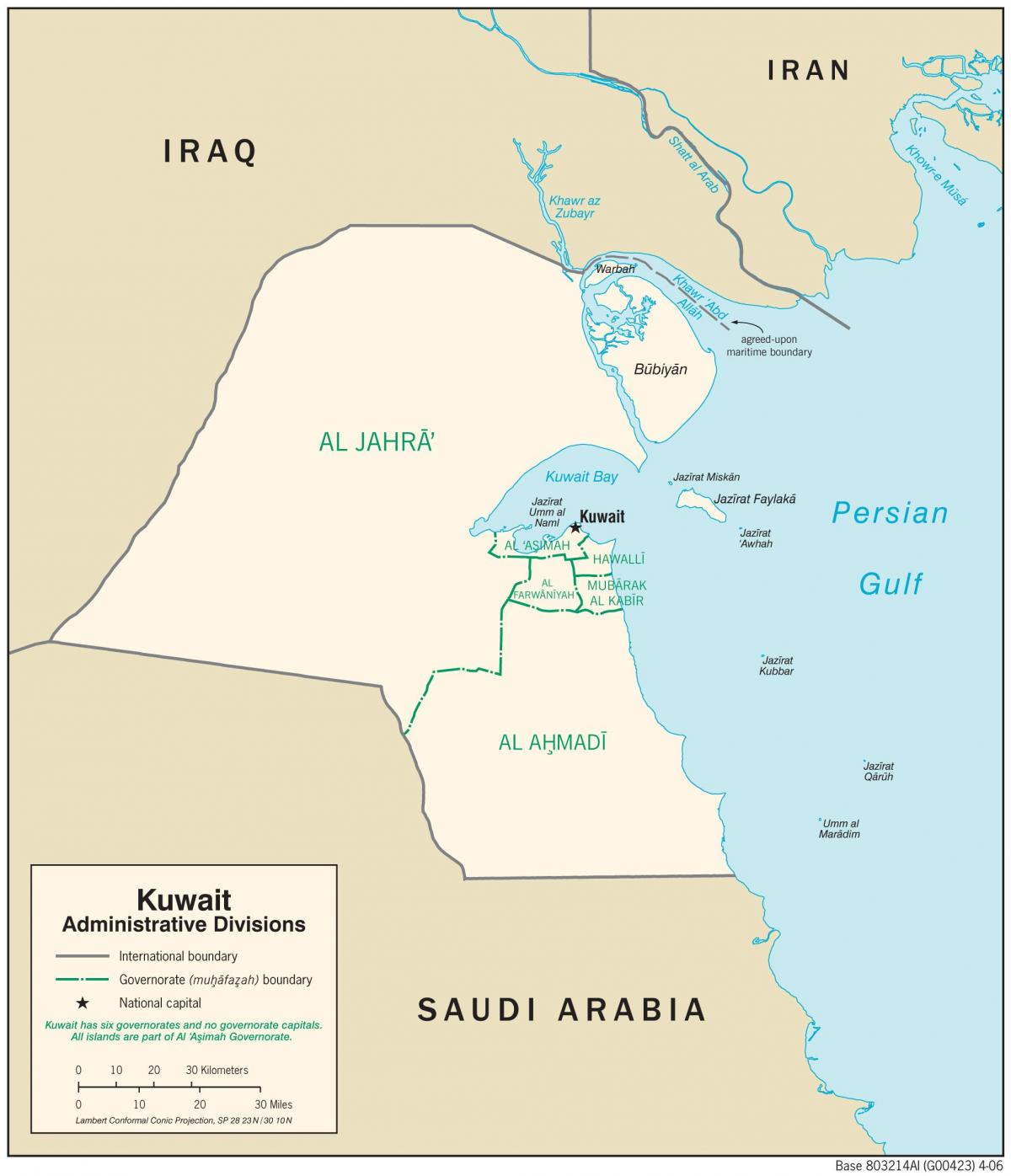 mapa de egaila kuwait