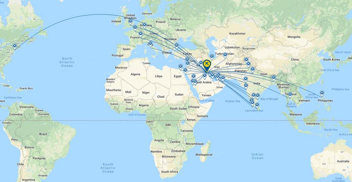 kuwait airways a330 mapa de asientos