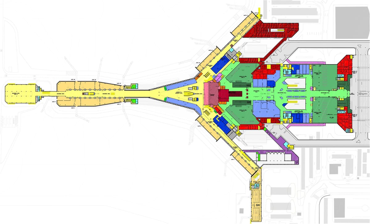 el aeropuerto internacional de kuwait mapa